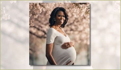 Unforgettable Maternity Moments: Michelle Obama's Radiant Photos